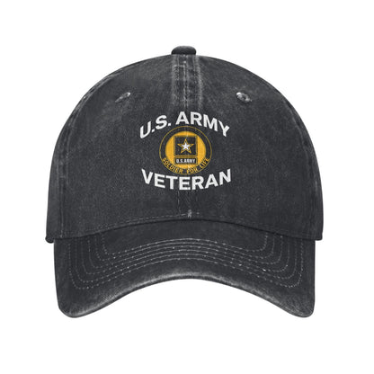 US Army Veteran Soldier Printed unisex baseball cap adjustable cap outdoor sun hats trucker hat