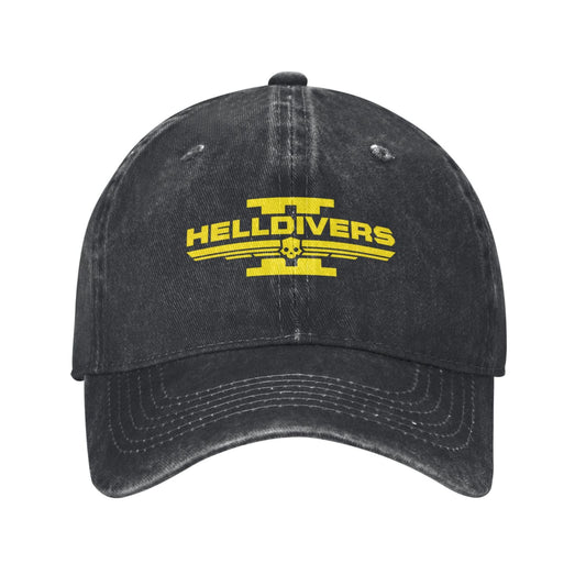 Helldivers Printed unisex baseball cap adjustable cap outdoor sun hats trucker hat