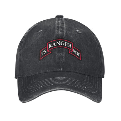 75th Ranger Regiment Printed unisex baseball cap adjustable cap outdoor sun hats trucker hat
