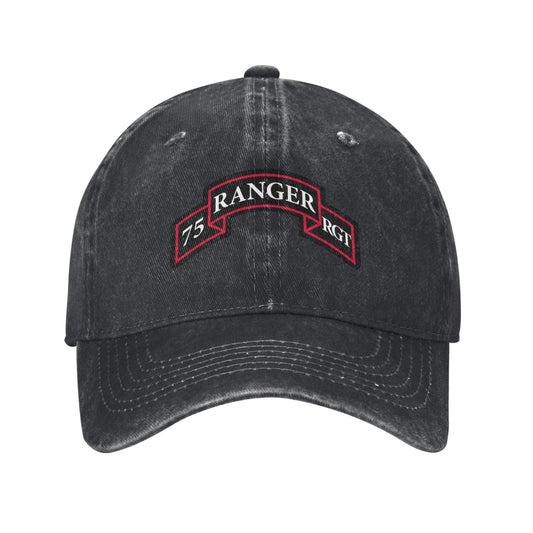 75th Ranger Regiment Printed unisex baseball cap adjustable cap outdoor sun hats trucker hat