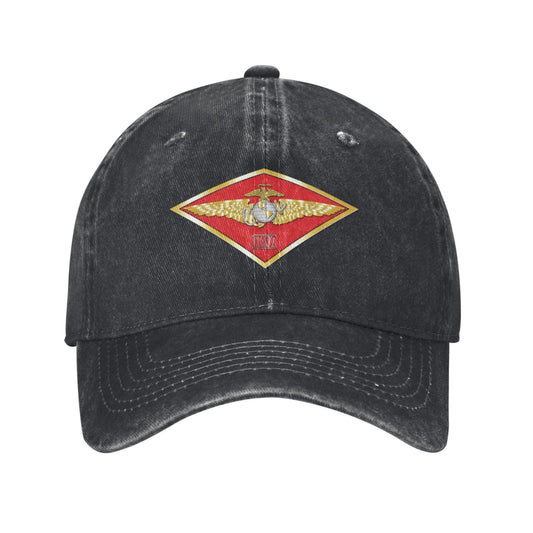 USMC-4MAW Printed unisex baseball cap adjustable cap veteran gift