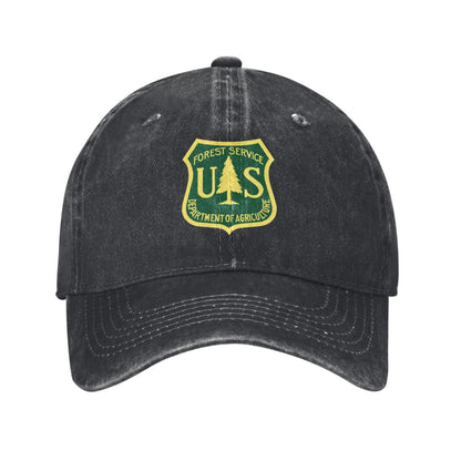 US Forest Service (2) Printed unisex baseball cap outdoor hats adjustable cap trucker gift hat