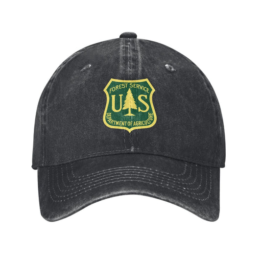 US Forest Service (2) Printed unisex baseball cap outdoor hats adjustable cap trucker gift hat