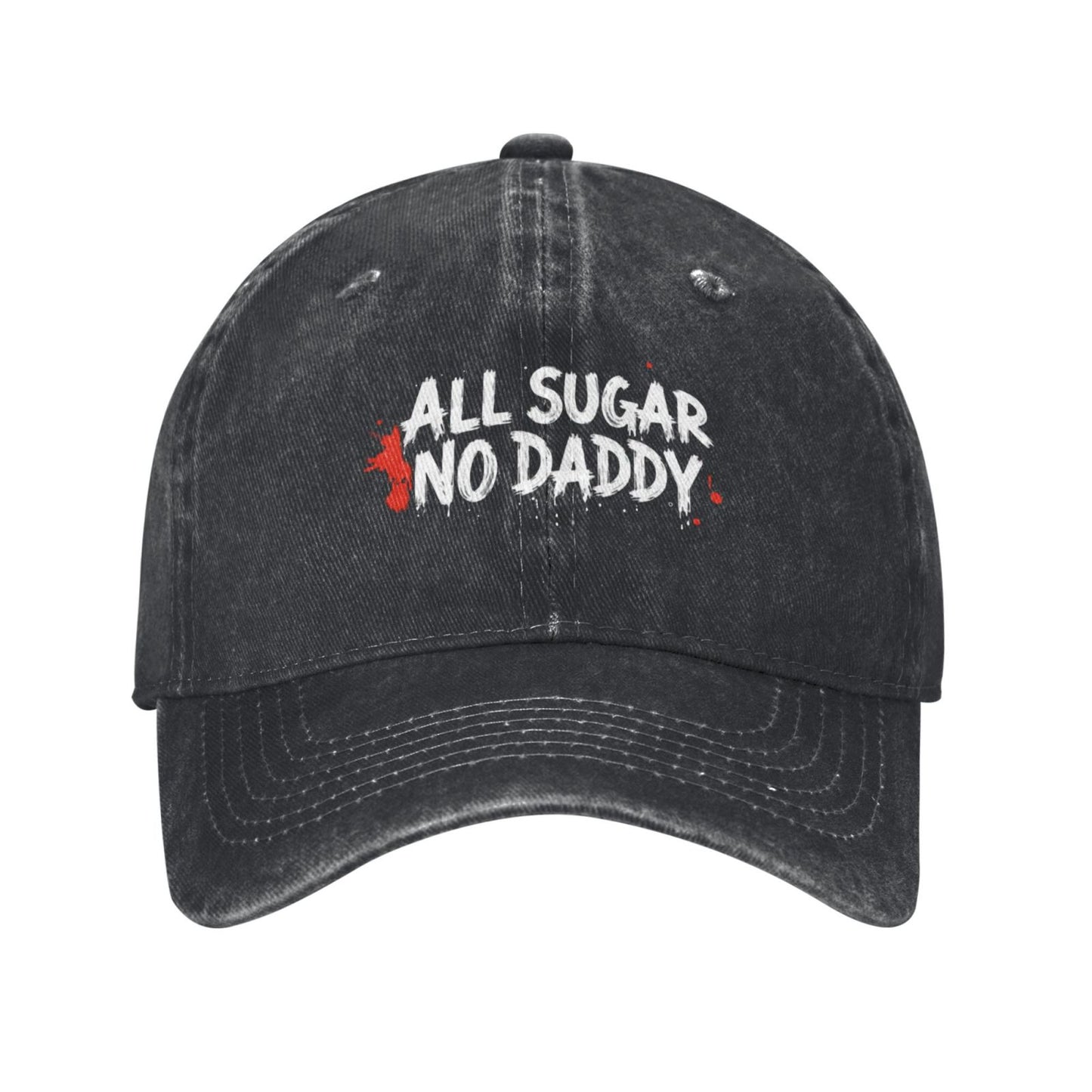 ALL SUGAR NO DADDY Printed unisex baseball cap outdoor hats adjustable cap trucker gift hat