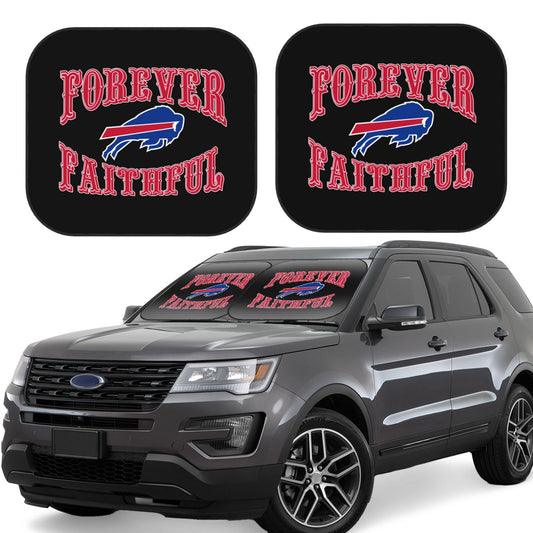 Buffalo Bills Car front windshield sunshade UV resistant sunshade foldable