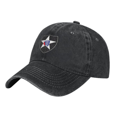 2nd Infantry Division Printed unisex baseball cap adjustable cap outdoor sun hats trucker hat