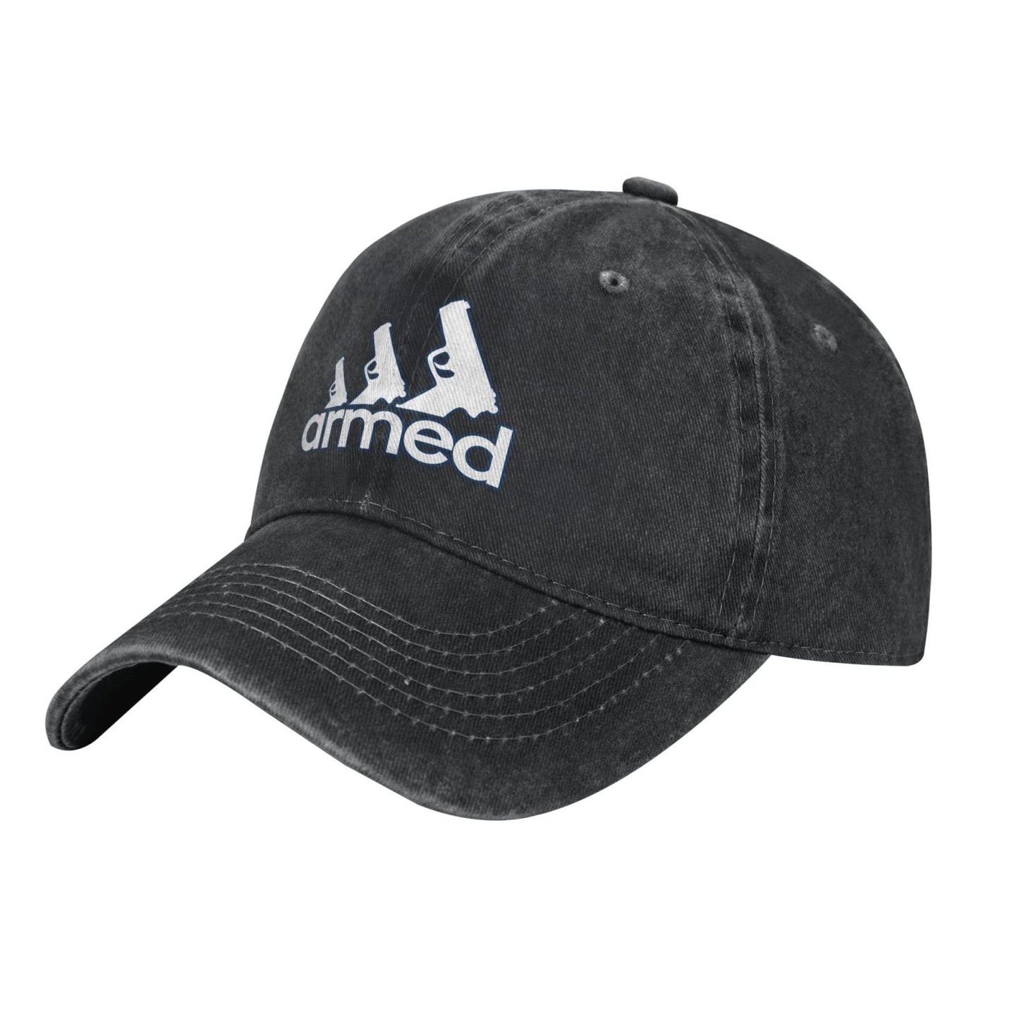 Armed Pistol Printed unisex baseball cap adjustable cap outdoor sun hats trucker hat