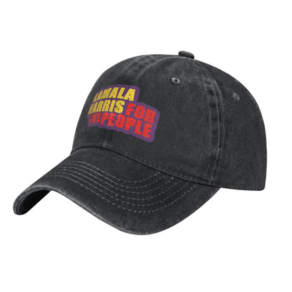 Kamala Harris For President Printed unisex baseball cap adjustable cap outdoor sun hats trucker hat