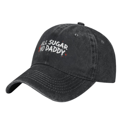 ALL SUGAR NO DADDY Printed unisex baseball cap outdoor hats adjustable cap trucker gift hat