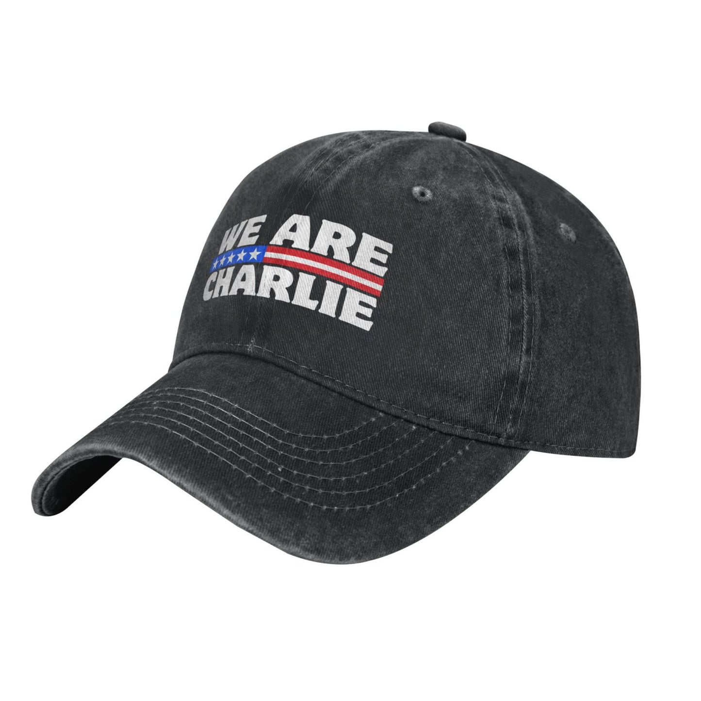 We Are Charlie Printed unisex baseball cap outdoor hats adjustable cap trucker gift hat