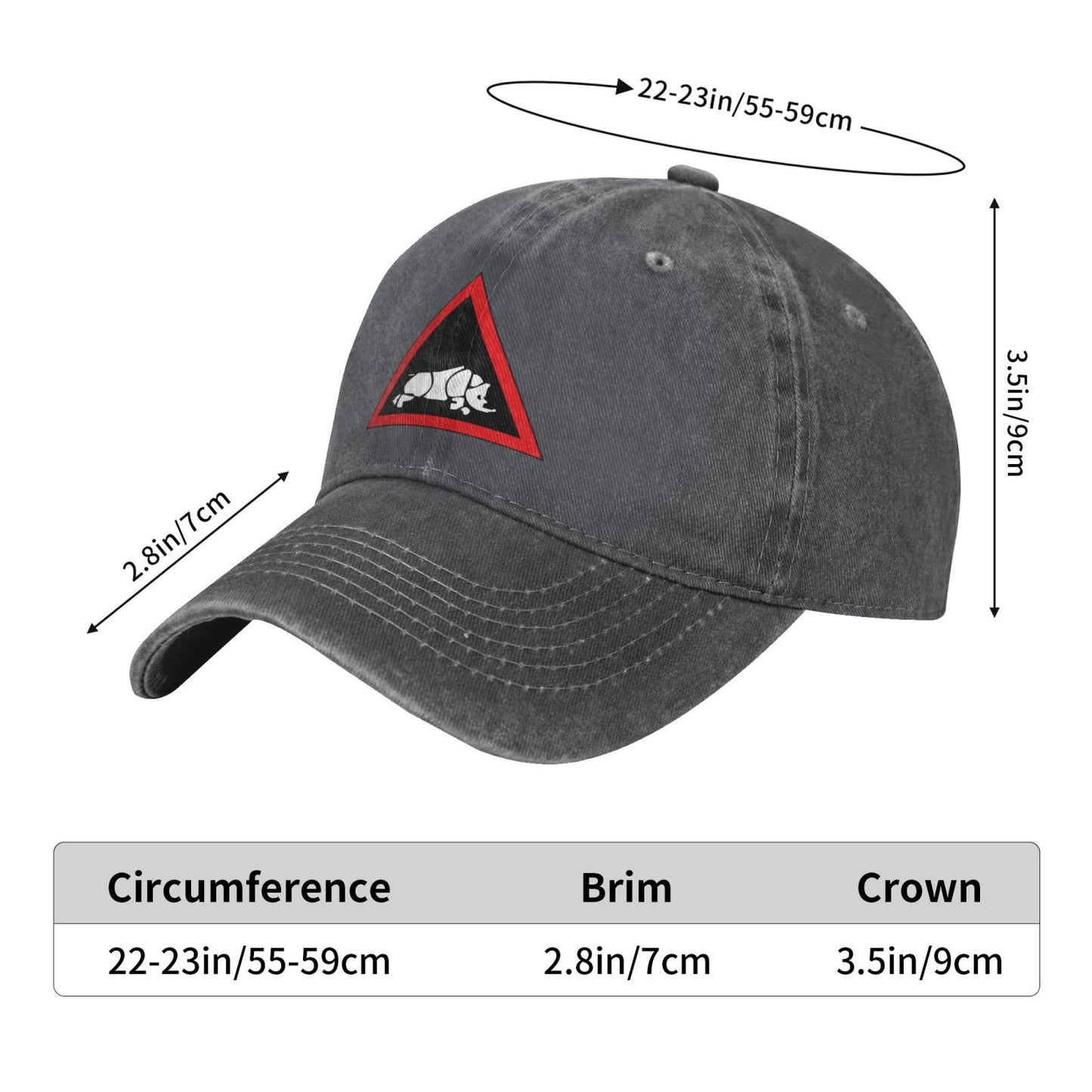 1st_(UK) Division's Insignia Printed unisex baseball cap adjustable cap outdoor sun hats trucker hat