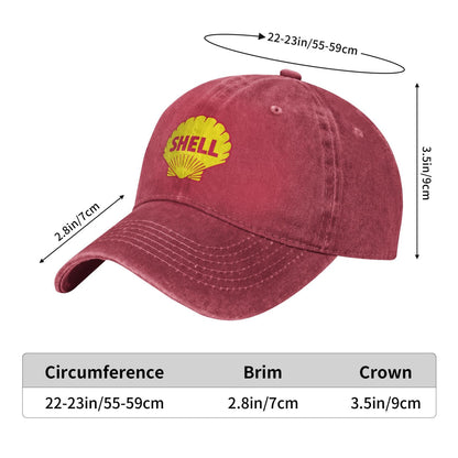 Shell Printing Printed unisex baseball cap adjustable cap outdoor sun hats trucker hat