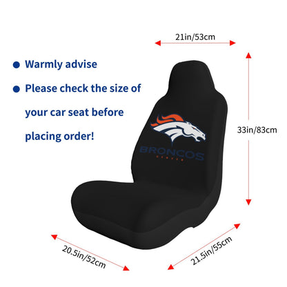 Denver Broncos personalized printed seat dust cover Car seat protective cover
