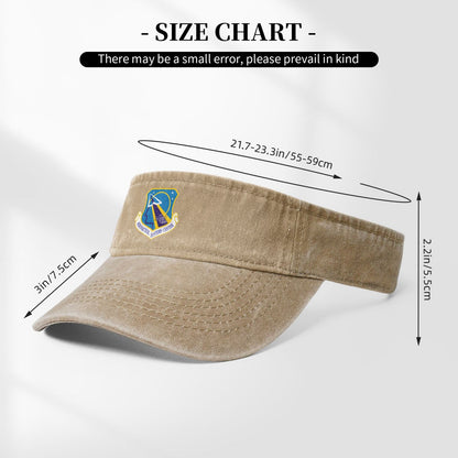 USAF-Aeronautical Systems Center Printing adjustable Empty Top Baseball Sun Cap unisex outdoor sport hat veterans gift
