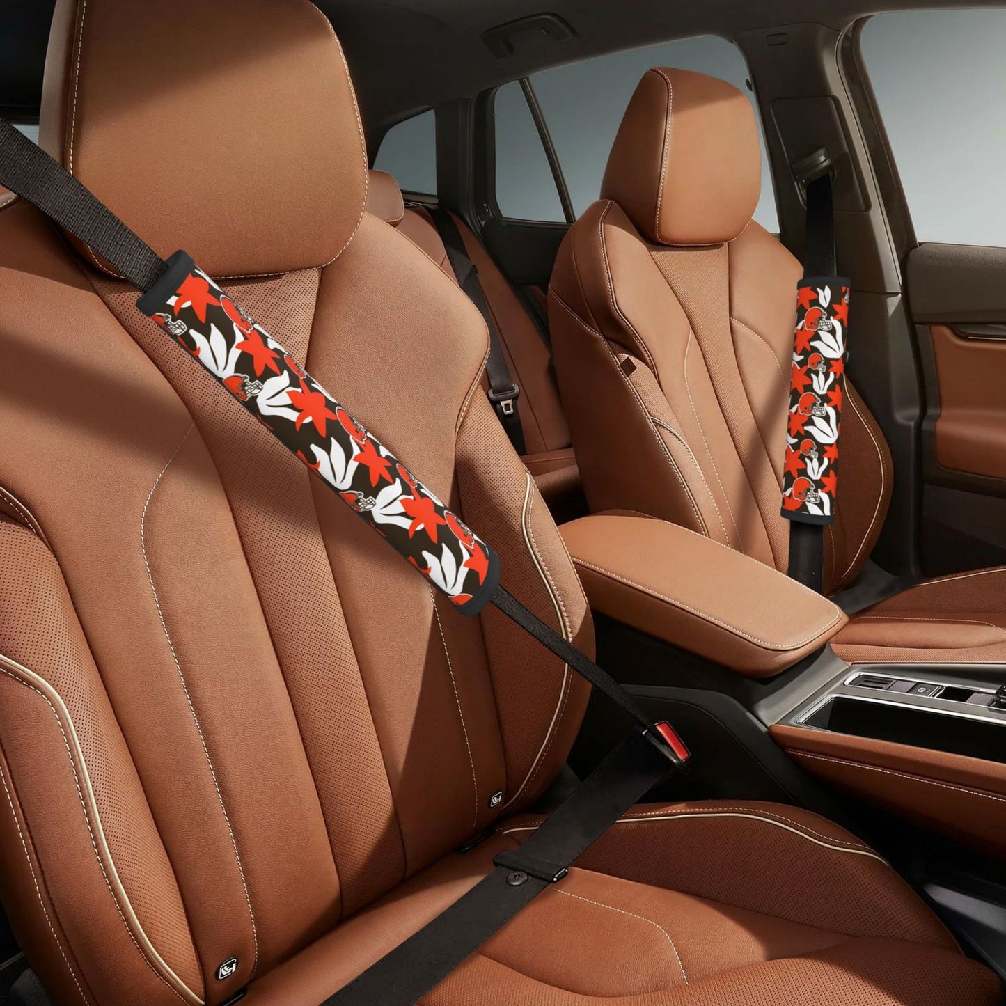 Cleveland Browns Car seat belt shoulder strap adult seat belt protective cover