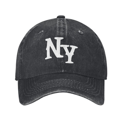 NY Printed unisex baseball cap outdoor hats adjustable cap trucker gift hat