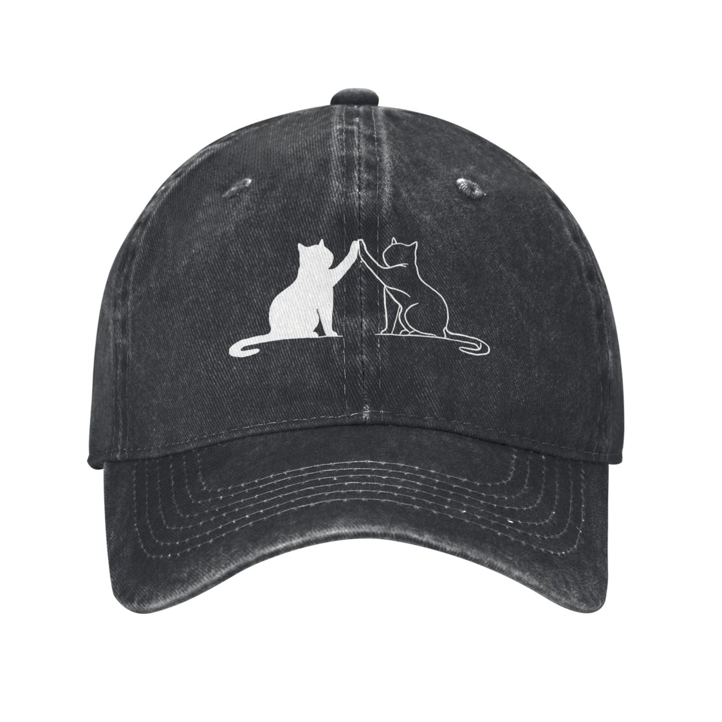 Cute Cat Printed unisex baseball cap adjustable cap outdoor sun hats trucker hat