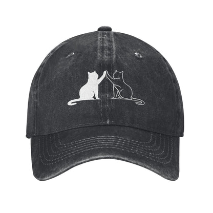 Cute Cat Printed unisex baseball cap adjustable cap outdoor sun hats trucker hat