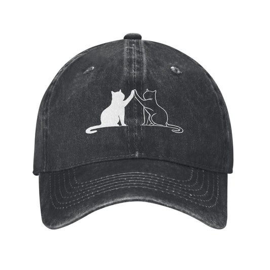 Cute Cat Printed unisex baseball cap adjustable cap outdoor sun hats trucker hat