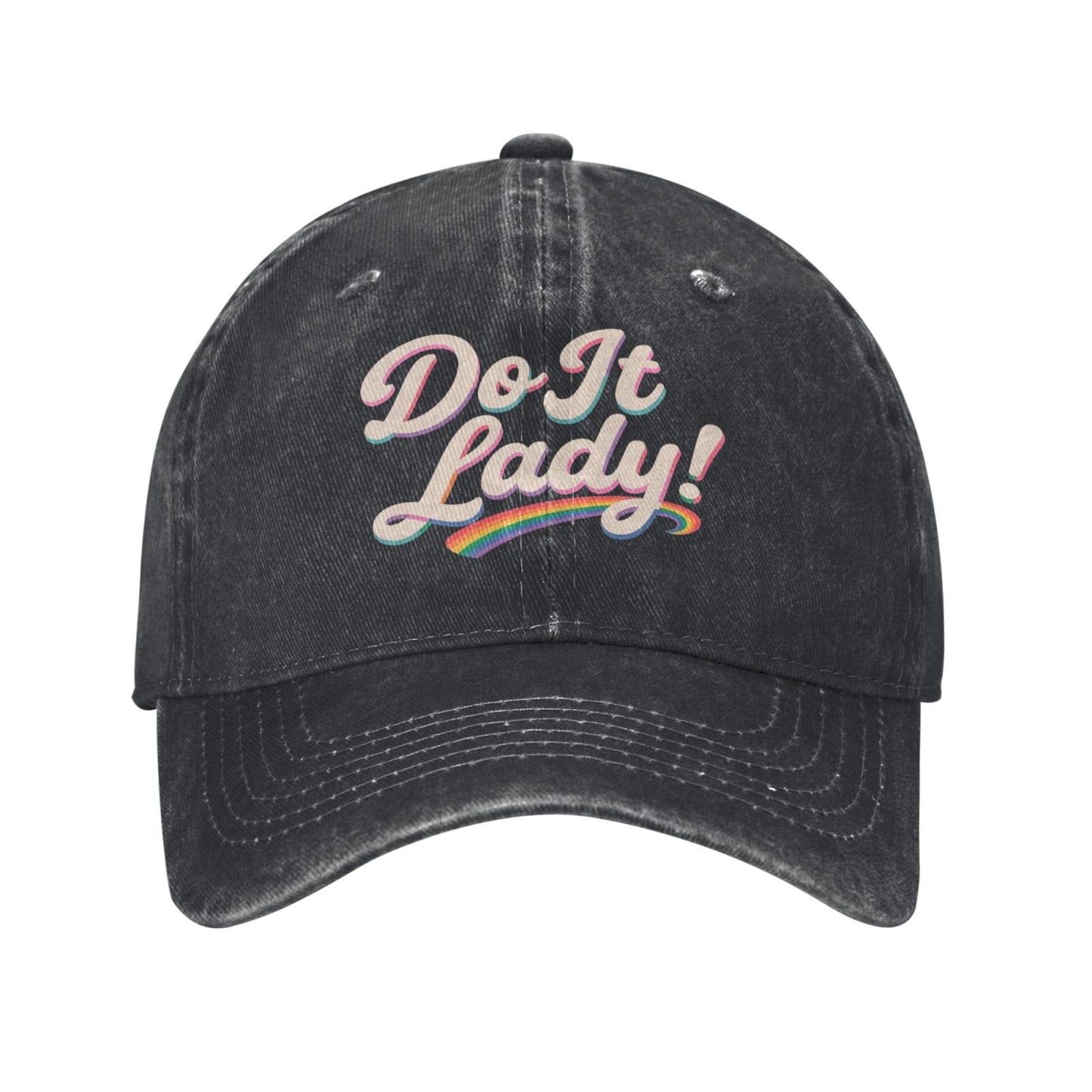 Do It Lady Printed unisex baseball cap outdoor hats adjustable cap trucker gift hat