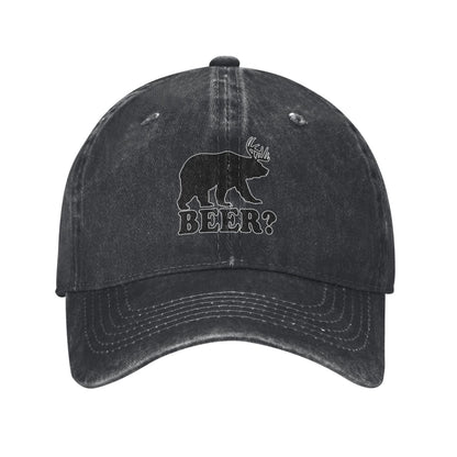 Beer Printed unisex baseball cap adjustable cap outdoor sun hats trucker hat