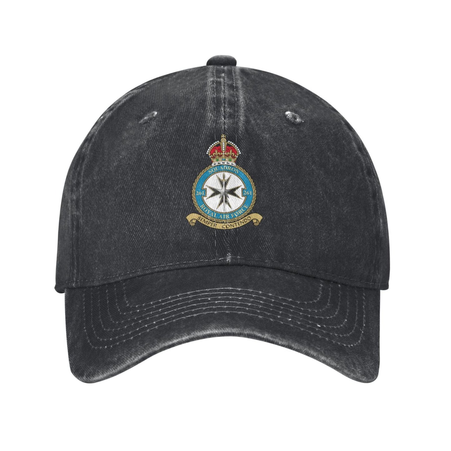 261 Squadron Printed unisex baseball cap adjustable cap outdoor trucker hat veterans Gifts