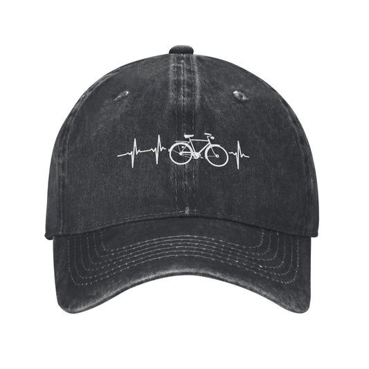Bicycle Print Printed unisex baseball cap adjustable cap outdoor sun hats trucker hat