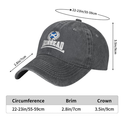 Scottish Skinhead Printed unisex baseball cap adjustable cap outdoor sun hats trucker hat