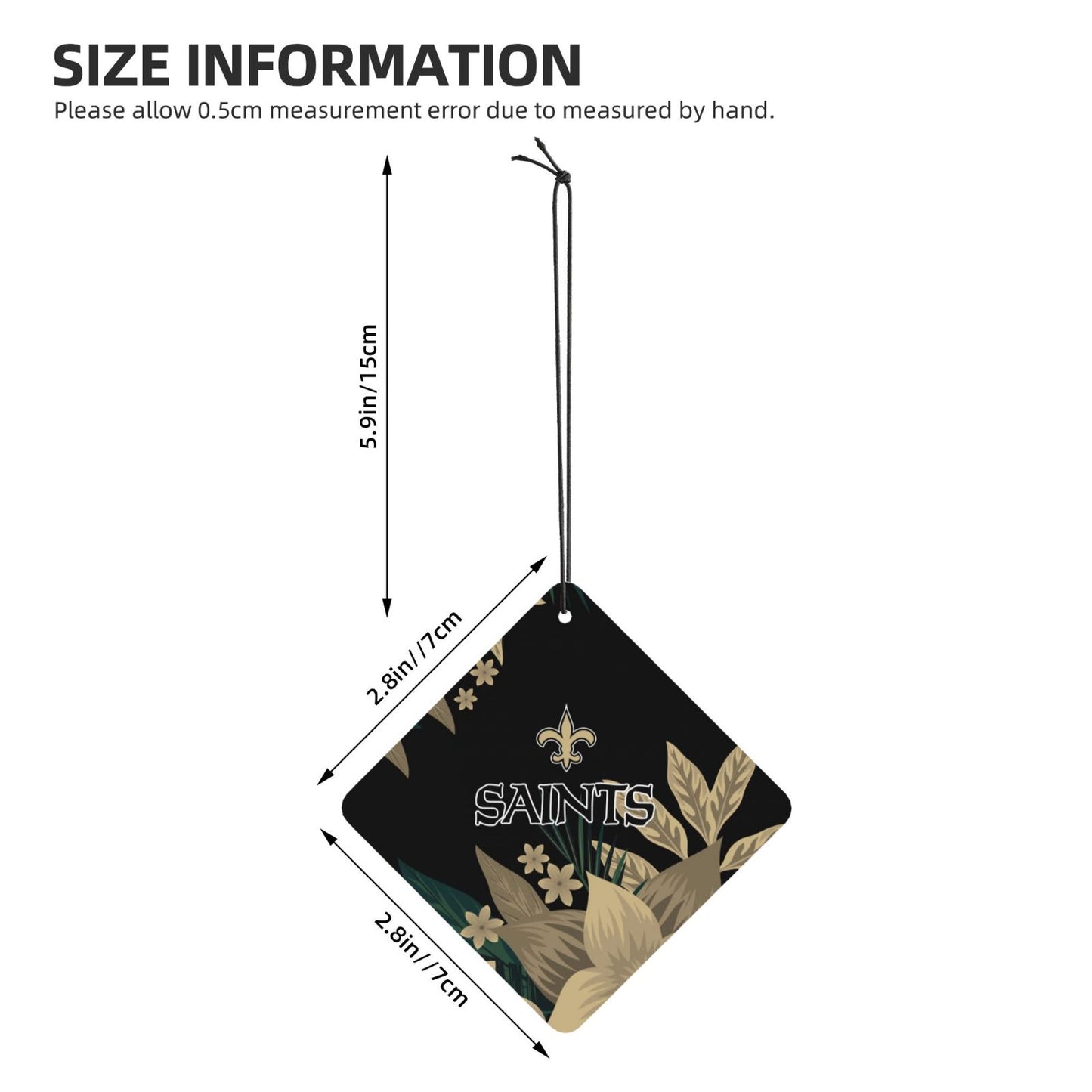 4pcs- New Orleans Saints car aromatherapy tablets Car Air Fresheners Cards Set
