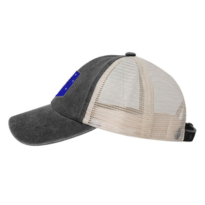 MSOS Insignia Printed unisex baseball cap adjustable grid baseball cap veteran gift