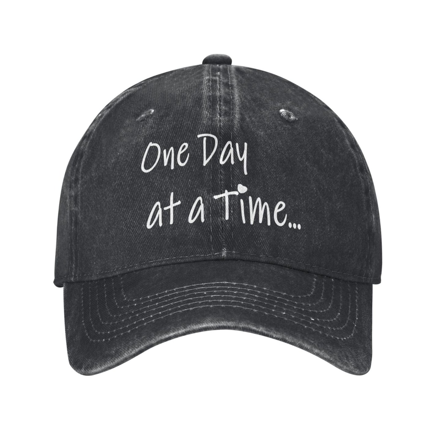 One Day At A Time Printed unisex baseball cap outdoor hats adjustable cap trucker gift hat