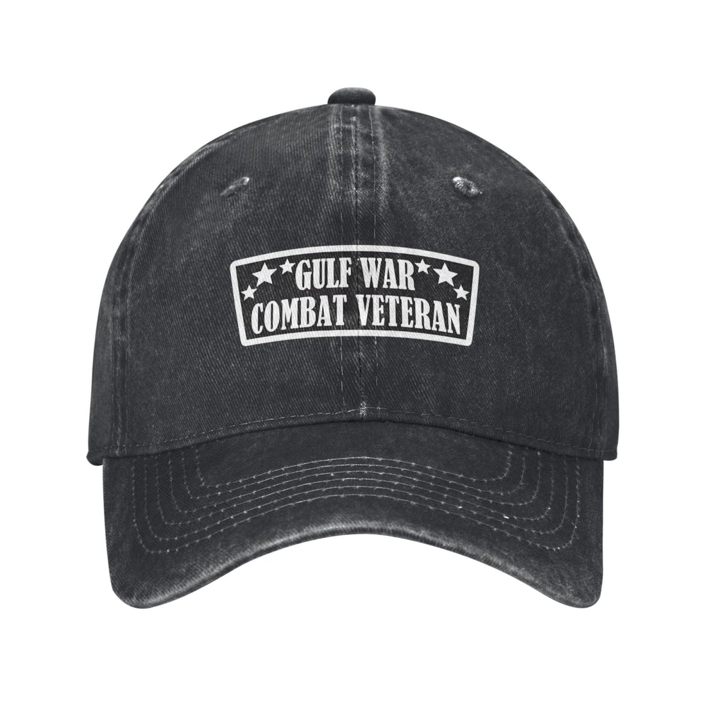 ULF WAR COMBAT VETERAN Printed unisex baseball cap adjustable cap outdoor sun hats trucker hat