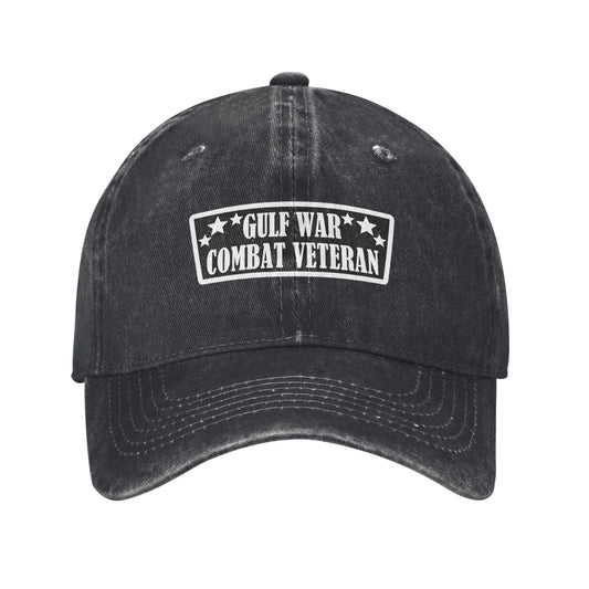 ULF WAR COMBAT VETERAN Printed unisex baseball cap adjustable cap outdoor sun hats trucker hat