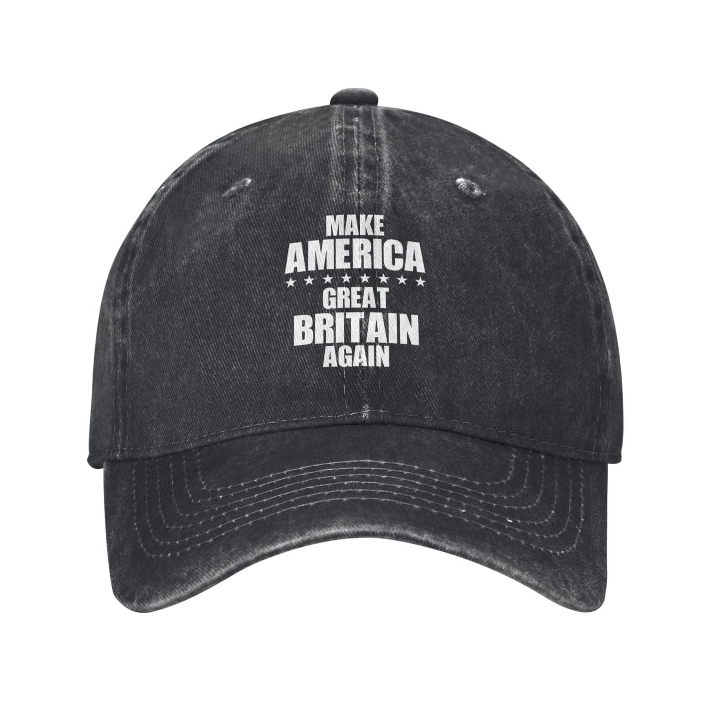 Make America Great Britain Again V2 Sticker Printed unisex baseball cap adjustable cap outdoor sun hats trucker hat