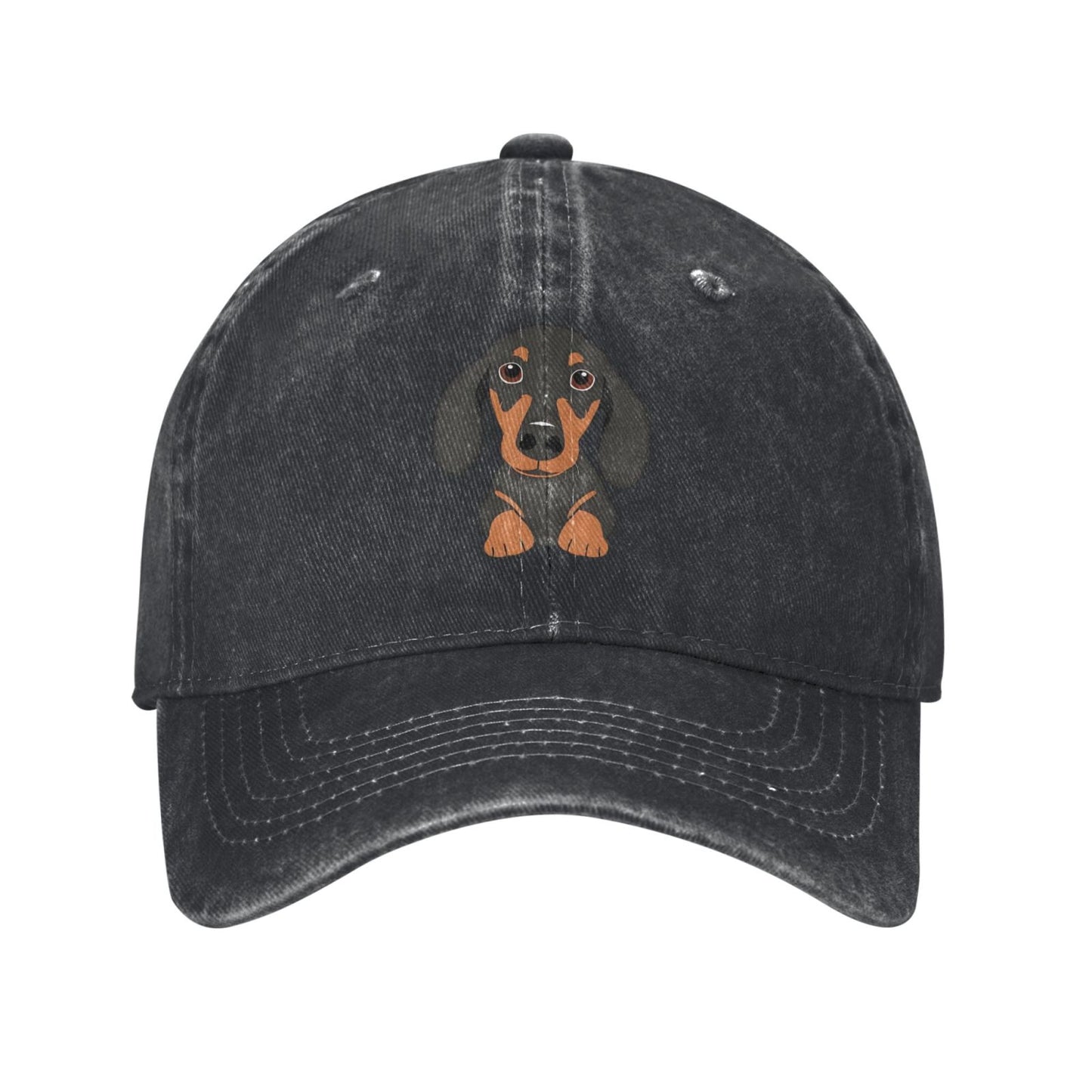 Cute Dachshund Dog Printed unisex baseball cap adjustable cap outdoor sun hats trucker hat
