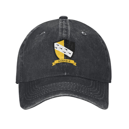 Norfolk County Printed unisex baseball cap adjustable cap outdoor sun hats trucker hat