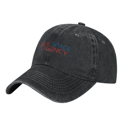 UK SPACE AGENCY Sticker Printed unisex baseball cap adjustable cap outdoor sun hats trucker hat