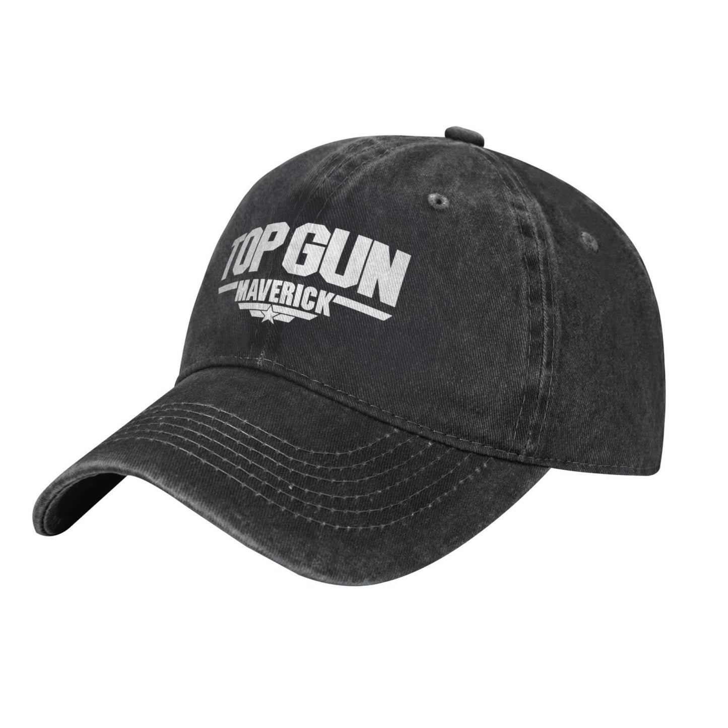 Top Gun Maverick Icon Black Printed unisex baseball cap outdoor hats adjustable cap trucker gift hat