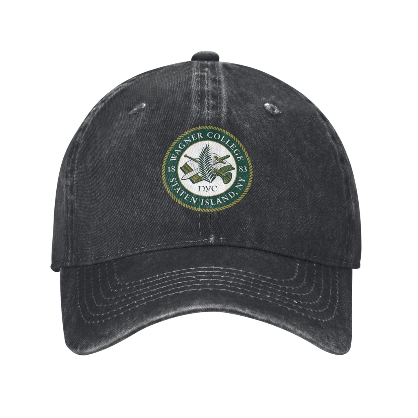 Wagner College Logo Printed unisex baseball cap outdoor hats adjustable cap trucker gift hat