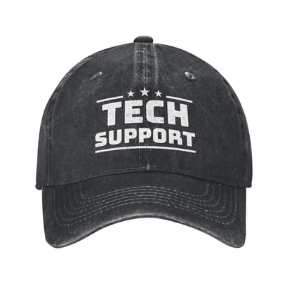 Tech Support(2) Printed unisex baseball cap adjustable cap outdoor sun hats trucker hat