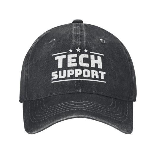 Tech Support(2) Printed unisex baseball cap adjustable cap outdoor sun hats trucker hat