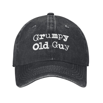 Grumpy-Old-Man Printed unisex baseball cap adjustable cap outdoor sun hats trucker hat