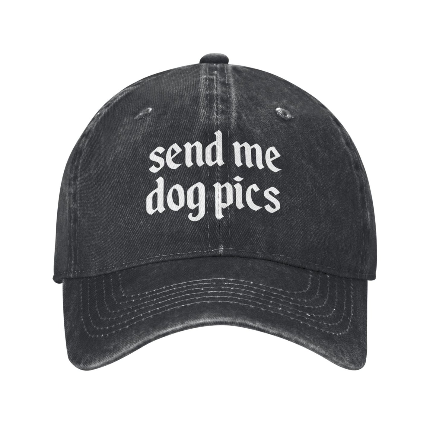Send Me Dog Pics Printed unisex baseball cap adjustable cap outdoor sun hats trucker hat