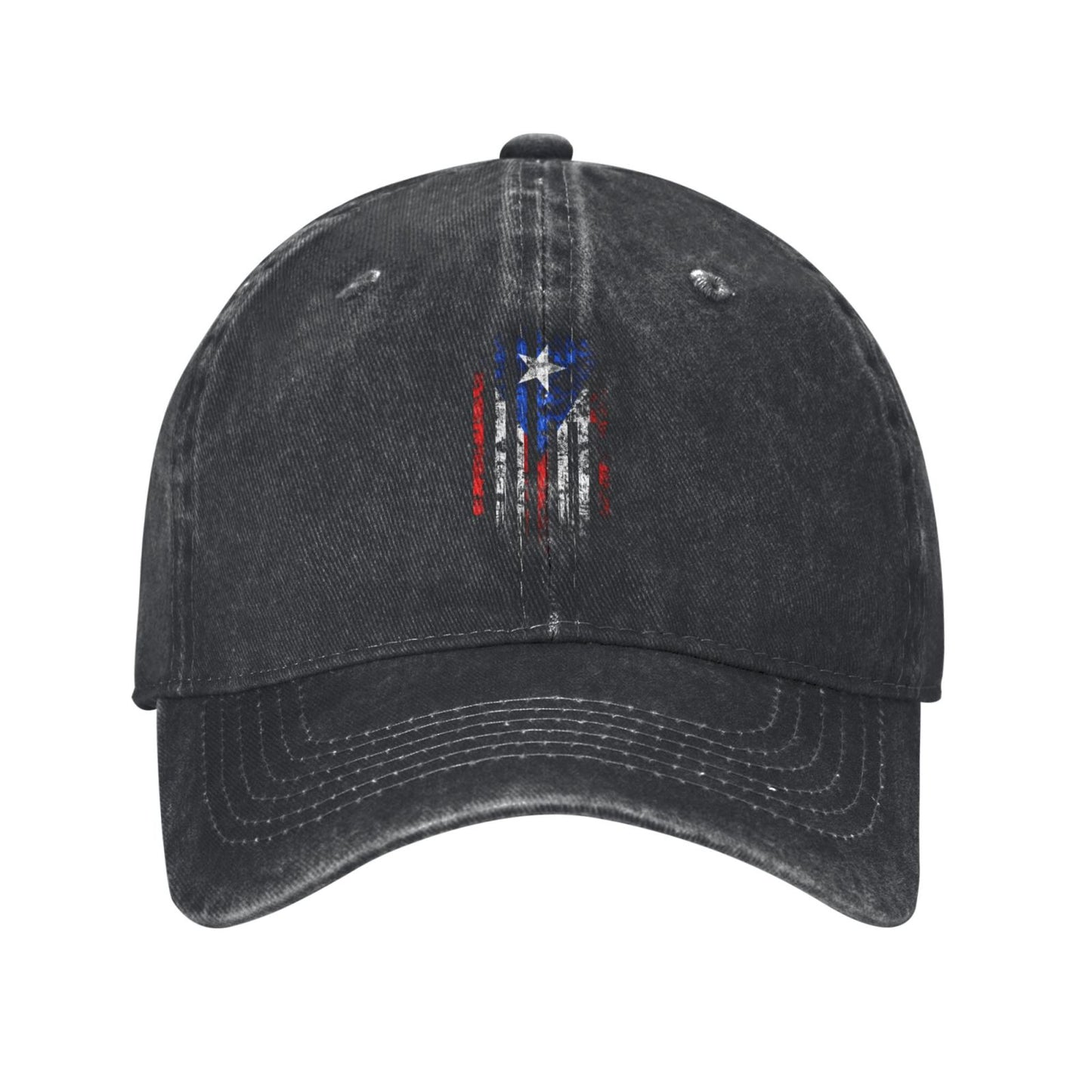 Puerto Rico & USA Flag Printed unisex baseball cap adjustable cap outdoor sun hats trucker hat