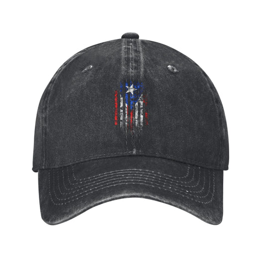 Puerto Rico & USA Flag Printed unisex baseball cap adjustable cap outdoor sun hats trucker hat