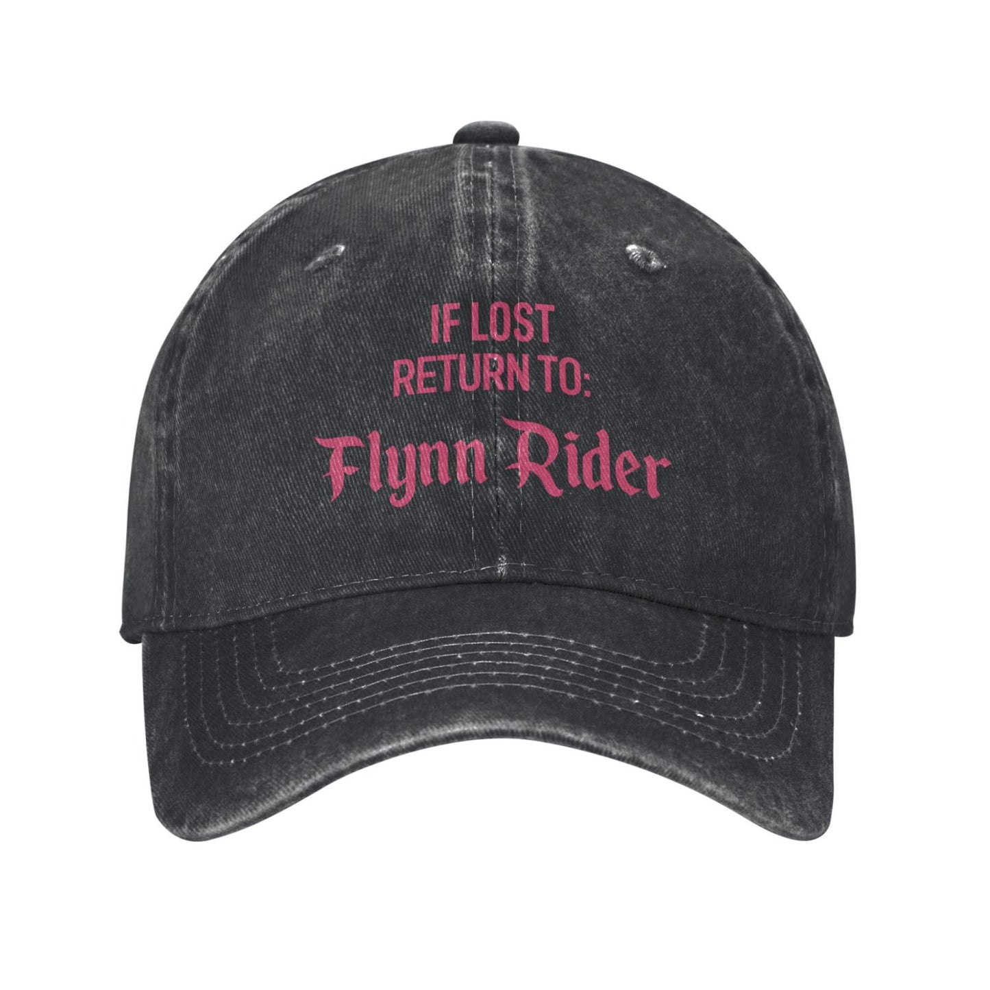 If Lost Return Flynn Rider Printed unisex baseball cap adjustable cap outdoor sun hats trucker hat