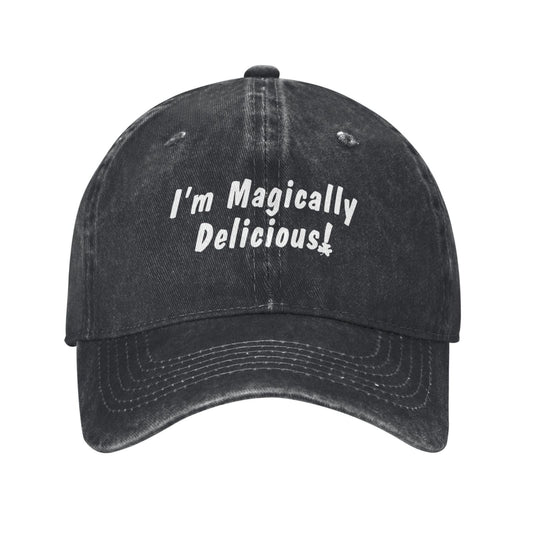 I'm Magically Delicious Printed unisex baseball cap adjustable cap outdoor sun hats trucker hat