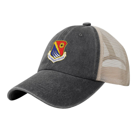 USAF-Warfare Center Printed unisex baseball cap adjustable grid baseball cap veteran gift