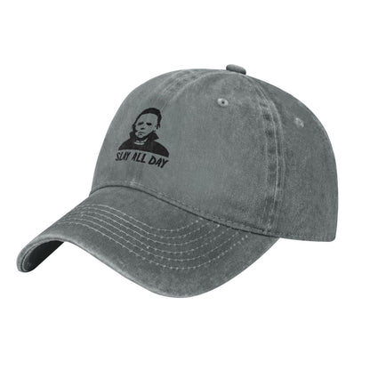 Slay All Day Humor Horror Masks Sarcastic Printing unisex baseball cap adjustable hats Outdoor leisure hat trucker cap