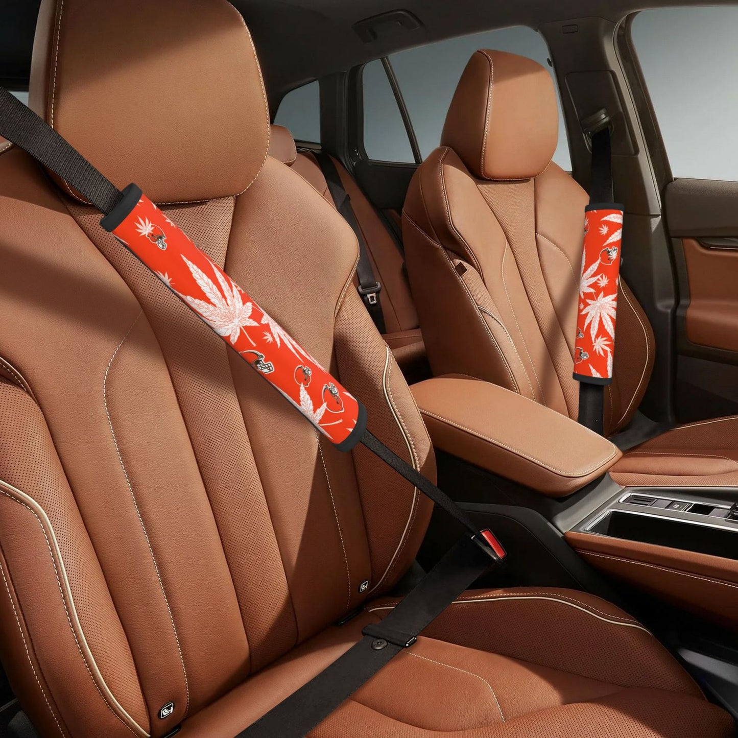 Cleveland Browns Car seat belt protection cover Adult seat belt protection cover